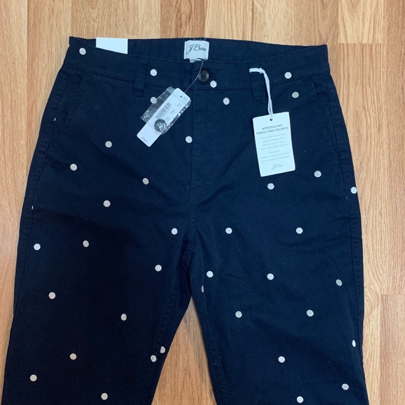 Vintage straight pant in polka-dot stretch chino - Picture 3 of 14